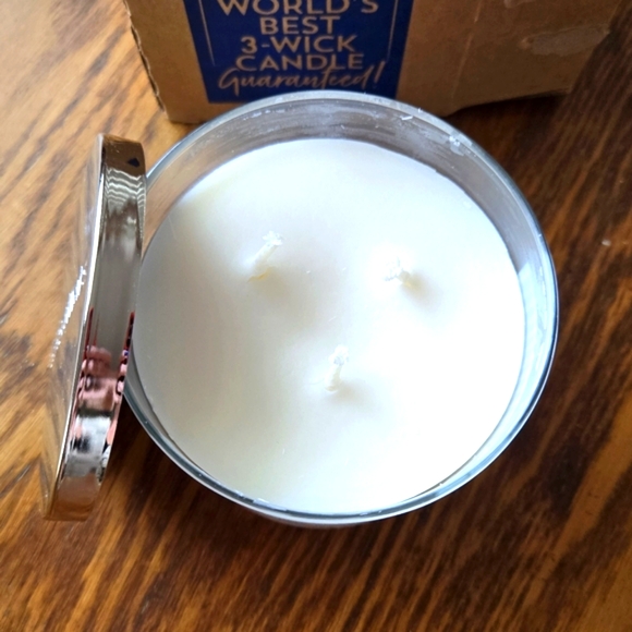 🛍BOGO 50% OFF🕯NWT‼️ Bath & Body Works "Mahogany Rose" 3-wick Candle - Picture 3 of 10